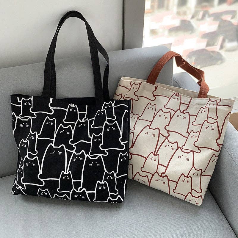 Cute Pet Siamese Cat Animals Pu Leather Printed Pattern Casual Handbags Shoulder Tote Bag Purse For Women Girls Vintage Tote Shopping Bags 